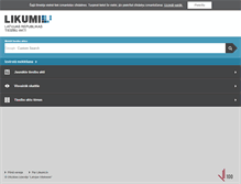 Tablet Screenshot of likumi.lv
